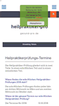 Mobile Screenshot of heilpraktiker-pro.de